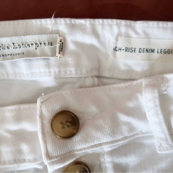 Pilcro and the Letterpress White Jeans Jeggings 27 - Picture 5 of 7